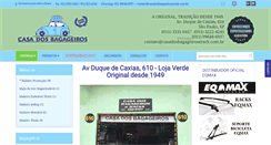 Desktop Screenshot of casadosbagageiroserack.com.br